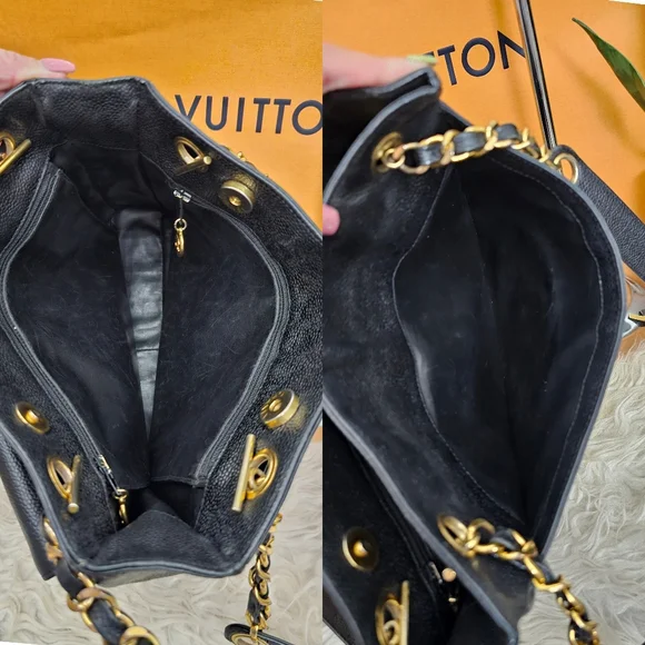 Chanel Caviar Leather Shoulder Bag - Picture 9 of 16